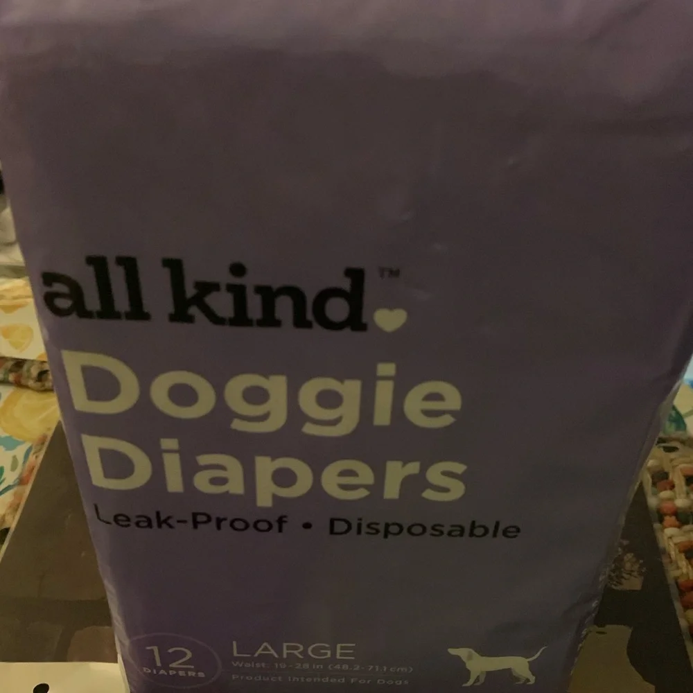 17 Large doggie diapers
